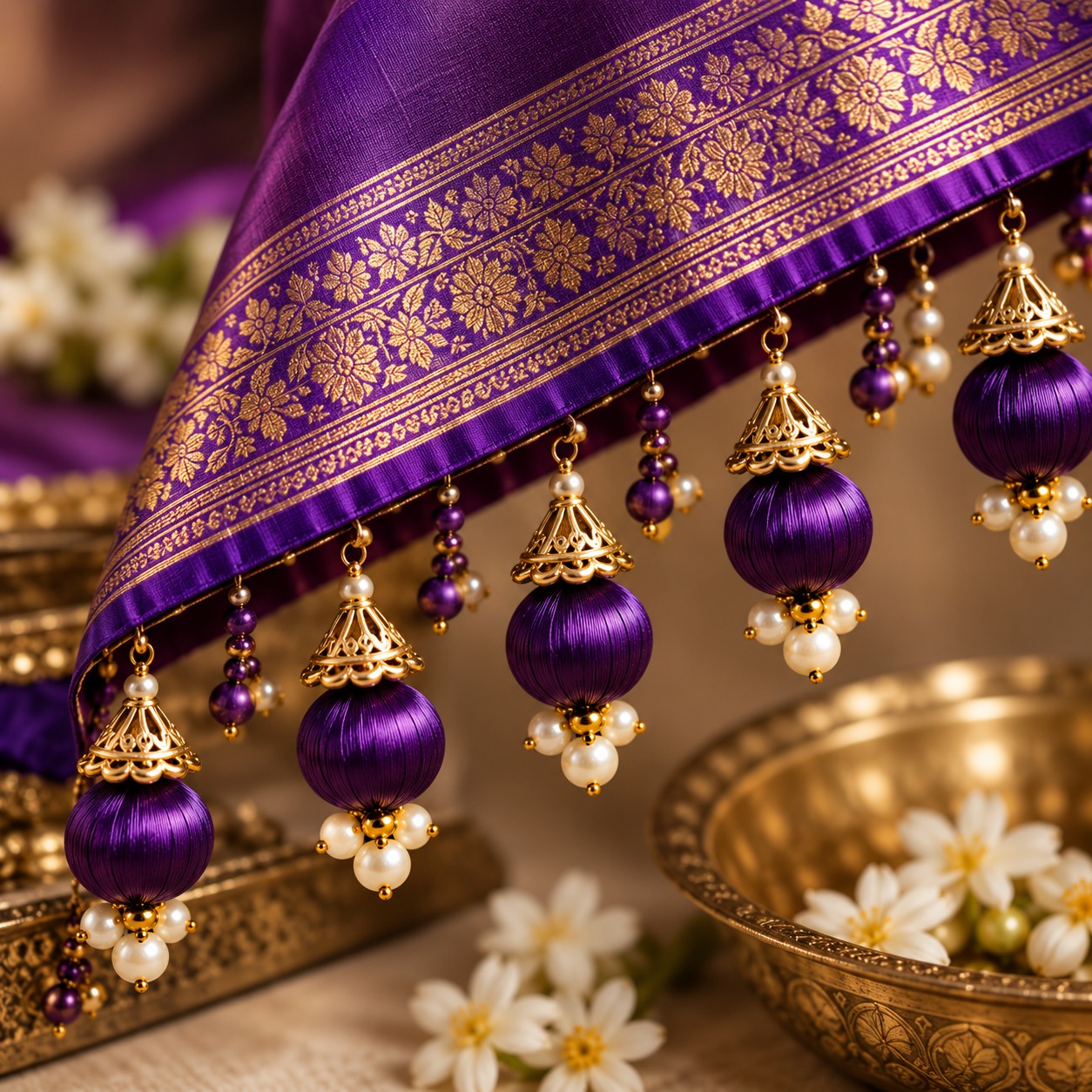 Royal Purple Tassels